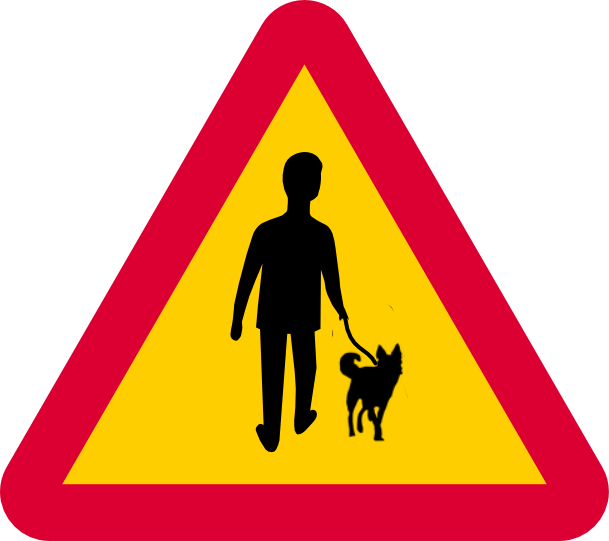 Varning för hundmöte